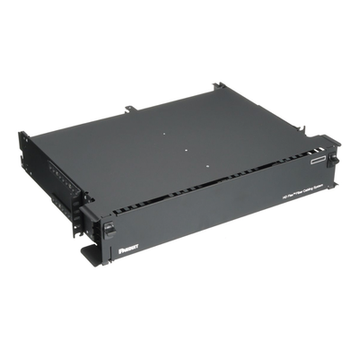 PANDUIT FLEX2U06 - Panel de Distribución de Fibra Óptica / 2 UR / 19.69 in / 144 Fibras por UR / 12 Cassettes HD Flex por UR / Acero y | SIERRA STORE