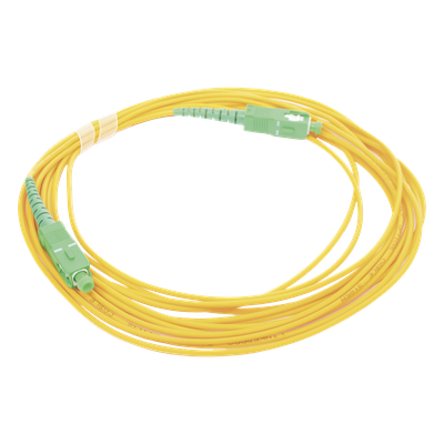 LINKEDPRO BY EPCOM LPSMJSCASCASP25 - Jumper de Fibra Óptica Monomodo SC/APC - SC/APC Simplex, color amarillo, 5 metros | SIERRA STORE