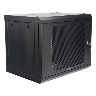 Gabinete de Pared 9U / 19'' / 455 mm (17.9'') Profundidad / Acero Reforzado / Carga 80 kg | SIERRA STORE