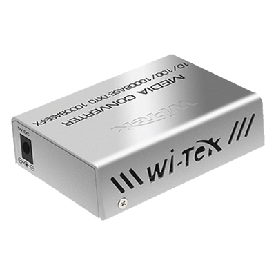 Convertidor de Medios PoE / RJ45 Gigabit 802.3af/at / SFP 1G / Alcance PoE 100 m (328.1 ft) / Fibra 25 km | SIERRA STORE