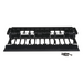 PANDUIT NMF2 - Organizador de Cables Horizontal / Alta Densidad / 19in / 2UR / Frontal Único / ABS con Radio de Curvatura | SIERRA STORE