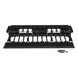 PANDUIT NMF2 - Organizador de Cables Horizontal / Alta Densidad / 19in / 2UR / Frontal Único / ABS con Radio de Curvatura | SIERRA STORE