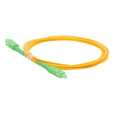 LINKEDPRO BY EPCOM LPSM2SCASCAS3 - Jumper de Fibra Óptica / SC/APC-SC/APC / Monomodo OS2 / Simplex / 3 m (9.84 ft) / 2 mm | SIERRA STORE