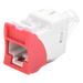 SIEMON U5-H03NS - Jack / Cat5e UTP / Montaje Híbrido Plano o Angulado / Color Rojo / Punch Down 110 / -10 a 60°C | SIERRA STORE