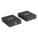 Extensor USB 3.0 / Hasta 100 m (328 ft) por CAT6a / PoC Bidireccional 24 Vcc / RS-232 / 4x USB-A / 5 Gbps | SIERRA STORE