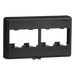 PANDUIT CFFP4BL - Placa de Mobiliario Modular / 4 Puertos Mini-Com / ABS / 2.9 x 1.77 x 0.88 in / Negro | SIERRA STORE