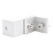 Soporte L para fijación de riel 7 en techo de concreto | SIERRA STORE
