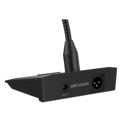 HIKVISION DS-QAE0MG0G1 - Micrófono de Voceo / Cuello Ganso 409 mm / Alimentación 12 V / Phantom 48 V / Respuesta 20 Hz a 20 kHz / LED | SIERRA STORE