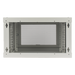 Gabinete de Pared / 6U / 19" / Profundidad 455 mm (1.49 ft) / Carga 80 kg / Acero Reforzado / Puerta Perforada / Color Blanco | SIERRA STORE