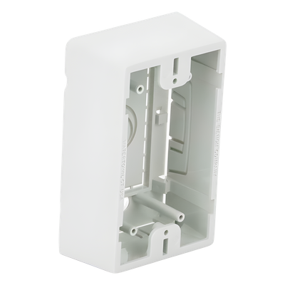 SIEMON CT4-BOX-02 - Caja de Montaje Superficial / Para Placas de Pared Universales / Color Blanco / Compatible con Anillos de | SIERRA STORE