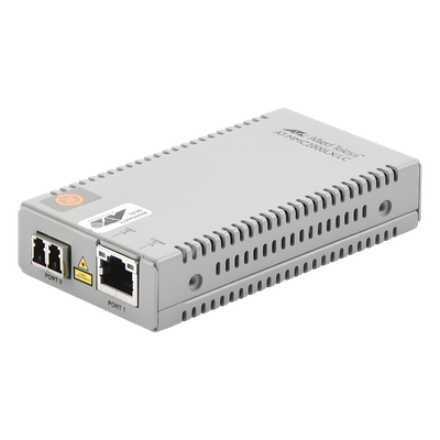 Convertidor de medios / Gigabit Ethernet a fibra óptica / LC monomodo / 10 km / TAA / 10/100/1000 Mbps | SIERRA STORE