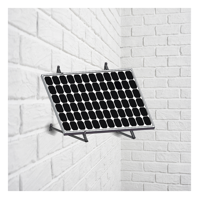 Montaje para Módulos Solares / Aluminio Anodizado / Riel 1400 mm / Espesor 35-40 mm / Muro | SIERRA STORE