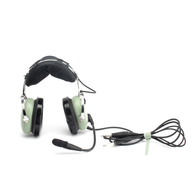 Auriculares de Aviación / Atenuación de Ruido Pasivo 23 dB NRR / Micrófono Electret Amplificado M-7A / Diseño Ligero / Compatible | SIERRA STORE
