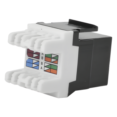 LINKEDPRO BY EPCOM LP-KJ-549-BK - Módulo Jack Keystone / Cat5e / RJ45 / Terminación 180° / Sin Blindaje / 1 Puerto / Negro | SIERRA STORE
