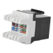 LINKEDPRO BY EPCOM LP-KJ-549-BK - Módulo Jack Keystone / Cat5e / RJ45 / Terminación 180° / Sin Blindaje / 1 Puerto / Negro | SIERRA STORE