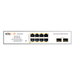 Switch PoE Administrable / 8 Puertos Gigabit PoE af/at / 2 x SFP Gigabit / Presupuesto PoE 120 W / Administración Cloud | SIERRA STORE