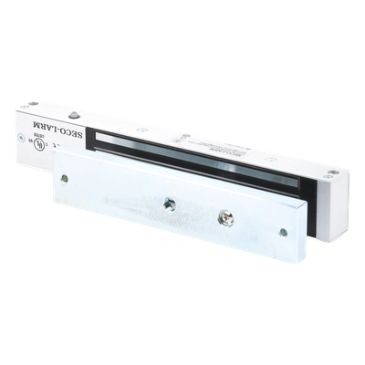 Chapa Magnética Electromagnética / 600 lb (272 kg) / 12/24 VDC Seleccionable / Sensor de Estado de Unión / LED / Uso Interior | SIERRA STORE