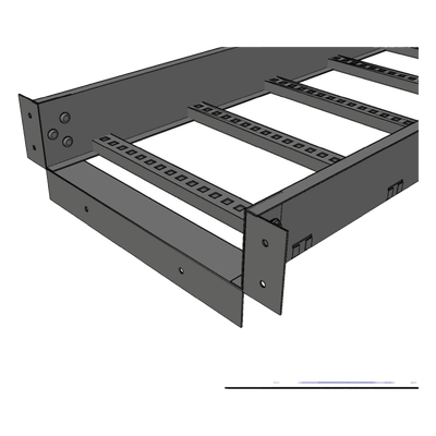 Conector de Escalera a Tablero / Peralte 3 1/4" / Ancho 6" / Aluminio / Tornillería Incluida | SIERRA STORE