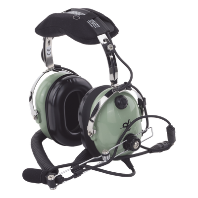 Auriculares de Aviación / Cancelación Activa de Ruido / Reducción 24 dB / Cable Espiral 1.5 m (4.9 ft) / Micrófono M-7A / | SIERRA STORE