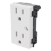 Módulo Dúplex de Contactos Eléctricos / 10A / 127V / Sistema de Seguridad Antiobjetos / Compatible con Cajas para Pavimento / | SIERRA STORE