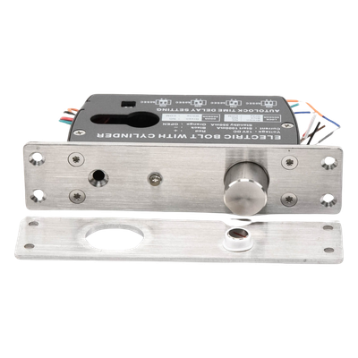 ACCESSPRO PROEB620 - Cerradura de Perno Eléctrica / 2000 kg de Fuerza de Sujeción / Fail Safe 12 VCC / Temporizador 0-9 s / Sensor de | SIERRA STORE