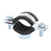 Abrazadera Isofónica Reforzada / 1/2" (22 mm) / Acero 1.75-2.3 mm / Carga 150 kg / -30°C a +120°C / Aislamiento EPDM | SIERRA STORE