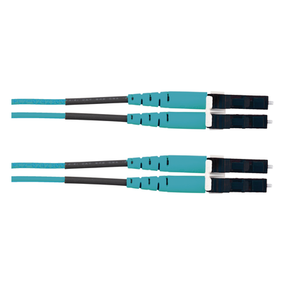 PANDUIT FX2ELLNLNSNM001 - Jumper de Fibra Óptica / Multimodo OM3 50/125 / LC-LC Dúplex / LSZH / 1 m (3.28 ft) / Color Aqua | SIERRA STORE