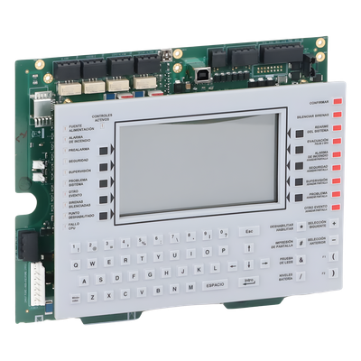 Anunciador de control de red / LCD 640 caracteres retroiluminado / Teclado QWERTY / 11 indicadores LED / 4 relés de estado / Bus ACS | SIERRA STORE