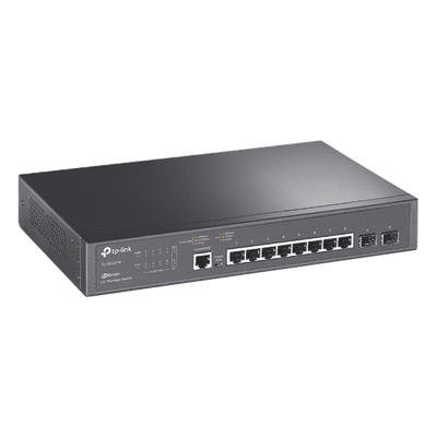 Switch Gigabit Administrable / 8 Puertos RJ45 + 2 SFP / 20 Gbps / SDN Omada / QoS 8 Colas / IPv4/IPv6 | SIERRA STORE