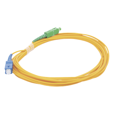 LINKEDPRO BY EPCOM LP-FO-SCU-SCA-05 - Jumper de Fibra Óptica / Monomodo OS2 G.652D / SC/UPC-SC/APC / Simplex 2mm / 5 m (16.40 ft) / | SIERRA STORE