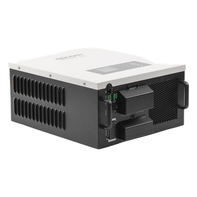 Inversor / Cargador para sistemas tipo isla de 48Vcc/120VCA de 2500W onda sinusoidal pura con controlador MPPT. Administre una fuente | SIERRA STORE