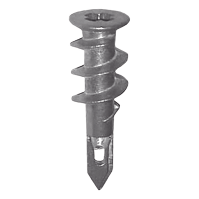Taquete Metálico Autoperforable / Zinc / 22 kg Capacidad / 8 x 1 1/4" / Paneles de Yeso | SIERRA STORE