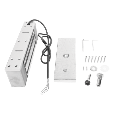 ACCESSPRO MAG1200NW - Chapa Magnética / Fuerza de Retención 500 kg (1200 lbs) / IP68 / Voltaje Dual 12/24 VCC / Aluminio Anodizado | SIERRA STORE