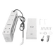 ACCESSPRO MAG1200NW - Chapa Magnética / Fuerza de Retención 500 kg (1200 lbs) / IP68 / Voltaje Dual 12/24 VCC / Aluminio Anodizado | SIERRA STORE