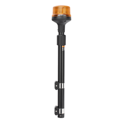 Luz Telescópica para Motocicletas / 8 LED / Ámbar / 12~24 VCD / 11 Patrones de Destello / IP6K6 / Perfil Bajo 88 mm | SIERRA STORE