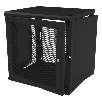 LINKEDPRO BY EPCOM SR-1912-GFP-VR2 - Gabinete de Pared Fijo / 12U / Puerta Perforada / 66 kg Carga / 1.97 x 2.04 x 1.72 pies | SIERRA STORE