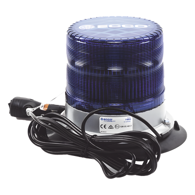 Baliza LED de Pulso / SAE Clase I / 11 Patrones de Flash / 12-24 VDC / IP67 / Montaje Magnético de Vacío | SIERRA STORE