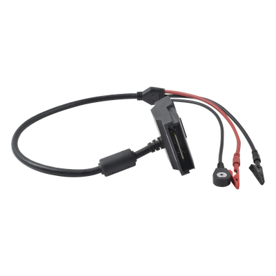 Adaptador de pinzas de caimán / SnapLock / 3A / Contactos bañados en oro / 16KB memoria / 10 C-Codes / Li-Ion NiMH NiCd SLA | SIERRA STORE