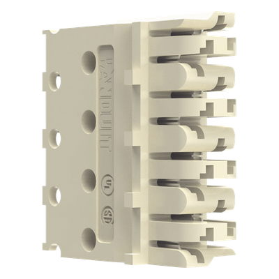PANDUIT GPCB4-XY - Block de Conexión Cat6 de 4 Pares, de Impacto, Color Marfil | SIERRA STORE
