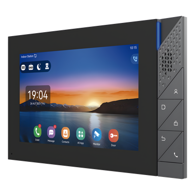Monitor IP/SIP / Pantalla Táctil 7" / Android 9.0 / Wi-Fi Dual Band / Bluetooth 5.0 / PoE / 8 Entradas de Alarma | SIERRA STORE