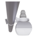Adaptador de Montaje / Poste y Pared / Serie LDF / Material Anvilnite / QuickMount Pro Compatible | SIERRA STORE