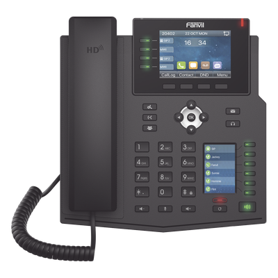 Teléfono IP Empresarial / 16 Líneas SIP / Pantalla LCD 3.5 | SIERRA STORE