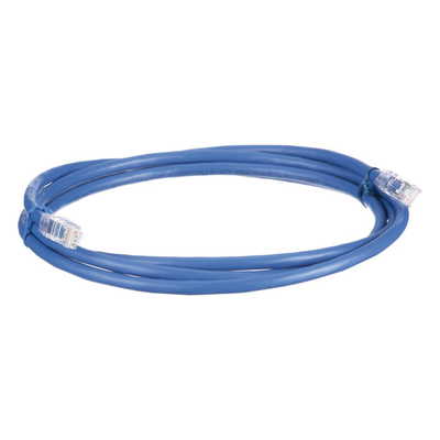 PANDUIT UTP6AX2MBU - Cable de Parcheo UTP / Cat6A / 24 AWG / CM / 2 m (6.56 ft) / Azul | SIERRA STORE