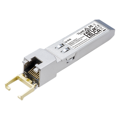 Transceptor mini-GBIC SFP RJ45 / 1000BASE-T / 100 metros (328 pies) / 1.25 Gbps / Hot-Swappable / 0 a 70°C | SIERRA STORE