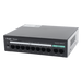 Switch PoE+ No Administrable / 8 Puertos PoE+ 10/100 / 2 Uplinks Gigabit / 110 W / Sin Ventilador / Protección 4 kV | SIERRA STORE