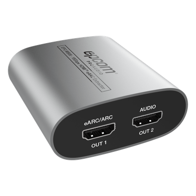 Extractor de Audio eARC HDMI / 18 Gbps / 4K HDR / Salidas Óptica y Coaxial Simultáneas / Audio HD 7.1 / Dolby Atmos y DTS:X / Diseño | SIERRA STORE