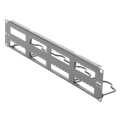 SIEMON MX-PNL-48 - Patch Panel MAX Modular (vacío), de 48 Puertos, Plano, 2UR | SIERRA STORE