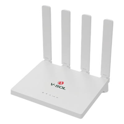 Router Inalámbrico WiFi 6 / 1 Puerto WAN Gigabit / 3 puertos LAN Gigabit/ Soporta MESH con las ONUs WiFi 6 de V-SOL | SIERRA STORE
