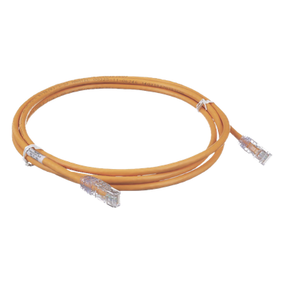PANDUIT UTPSP7ORY - Cable de Parcheo / Cat6 / 24 AWG / CM / 2.13 m (7 ft) / Naranja | SIERRA STORE