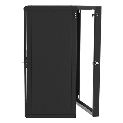LINKEDPRO BY EPCOM SR-1924-GAP-V4 - Gabinete Abatible de Pared (Con Marco Trasero) con Rack 19" de 24 Unidades. Ventana de Cristal | SIERRA STORE